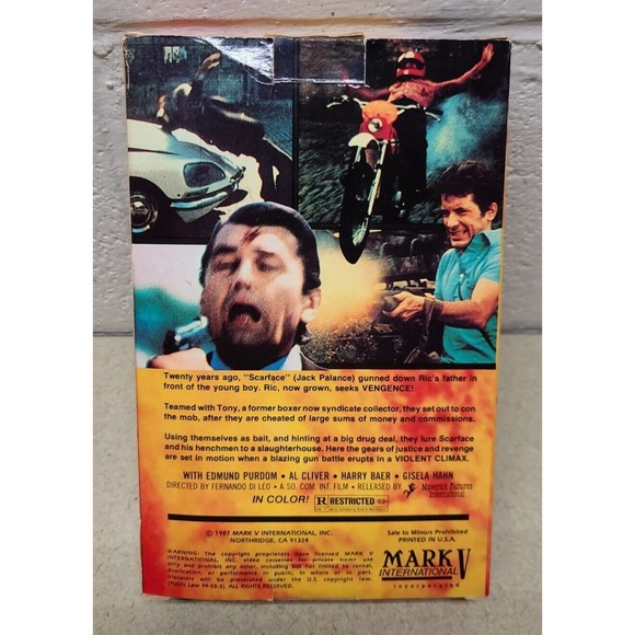 The Big Boss BIG BOX VHS - Jack Palance - 1987 Action Drama Mob Movie - Picture 3 of 7